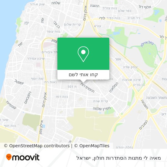 מפת מאיה לי מתנות הסתדרות חולון