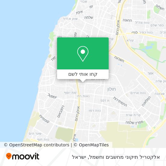 מפת אלקטריל תיקוני מחשבים וחשמל