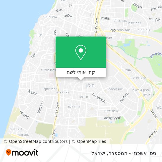 מפת ניסו אשכנזי - המספרה