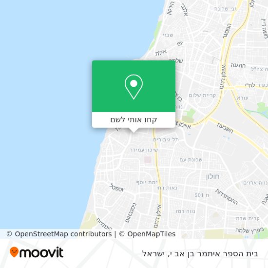 מפת בית הספר איתמר בן אב י