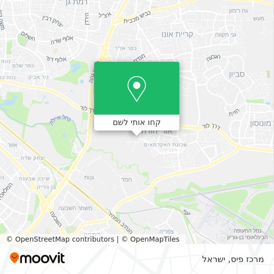 מפת מרכז פיס