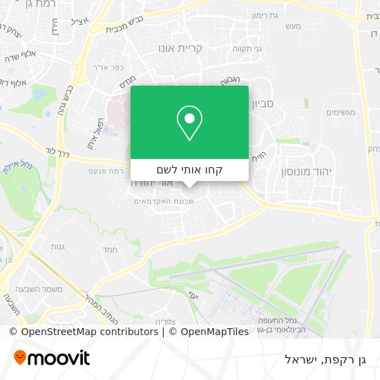 מפת גן רקפת