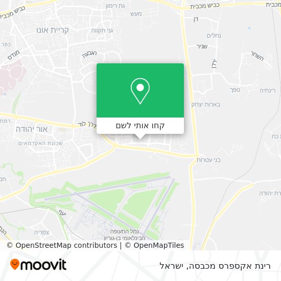 מפת רינת אקספרס מכבסה