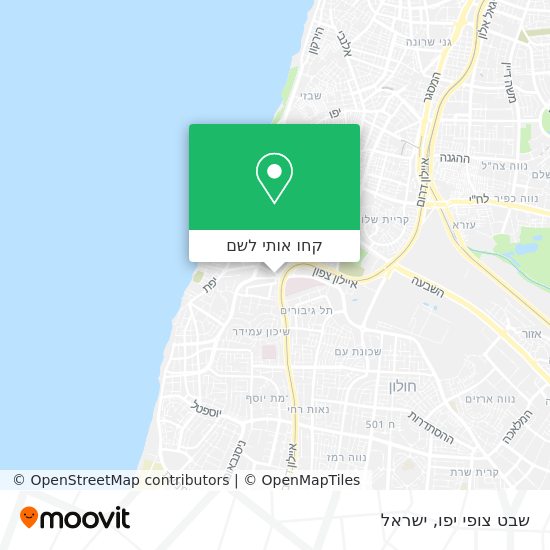 מפת שבט צופי יפו