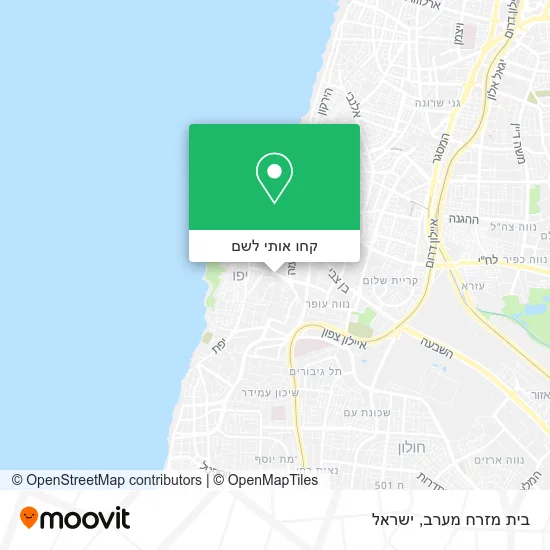 מפת בית מזרח מערב