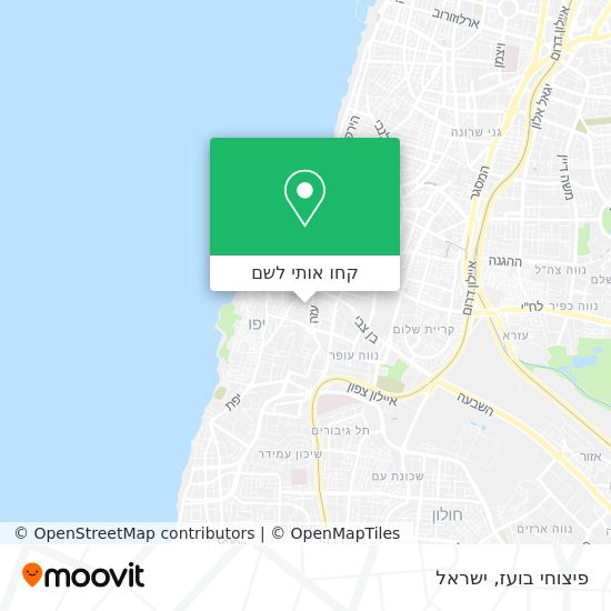 מפת פיצוחי בועז