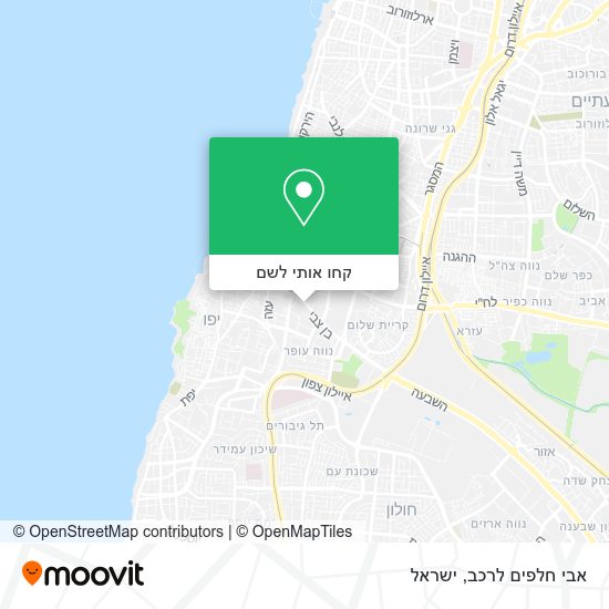 מפת אבי חלפים לרכב