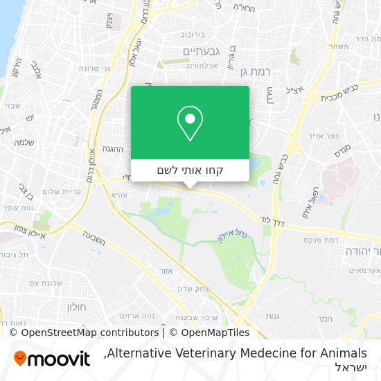 מפת Alternative Veterinary Medecine for Animals