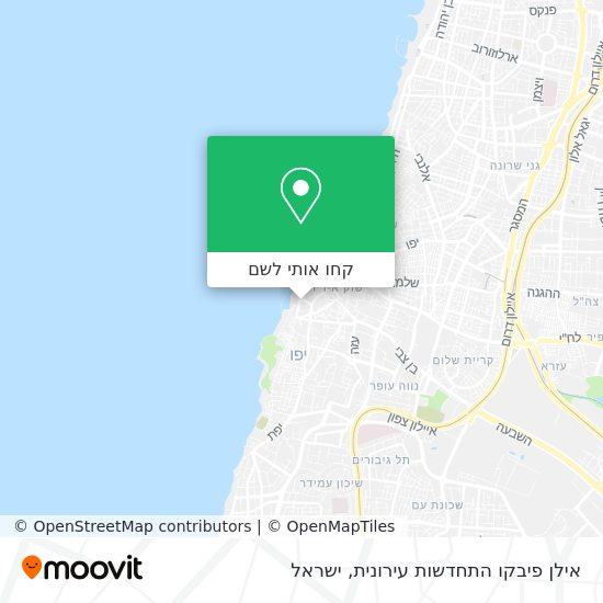מפת אילן פיבקו התחדשות עירונית