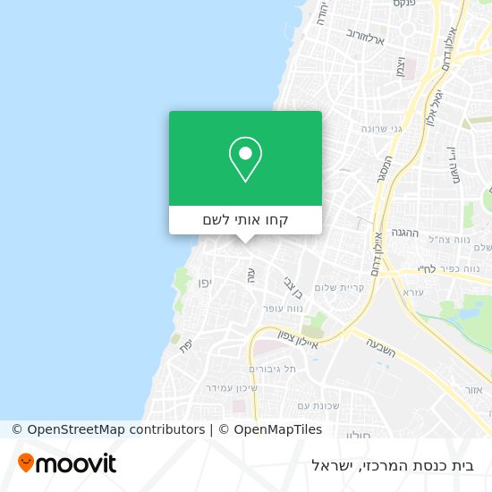 מפת בית כנסת המרכזי