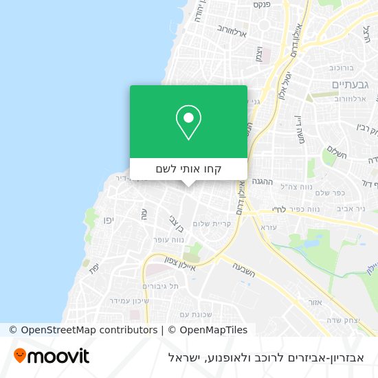 מפת אבזריון-אביזרים לרוכב ולאופנוע