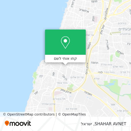 מפת SHAHAR AVNET