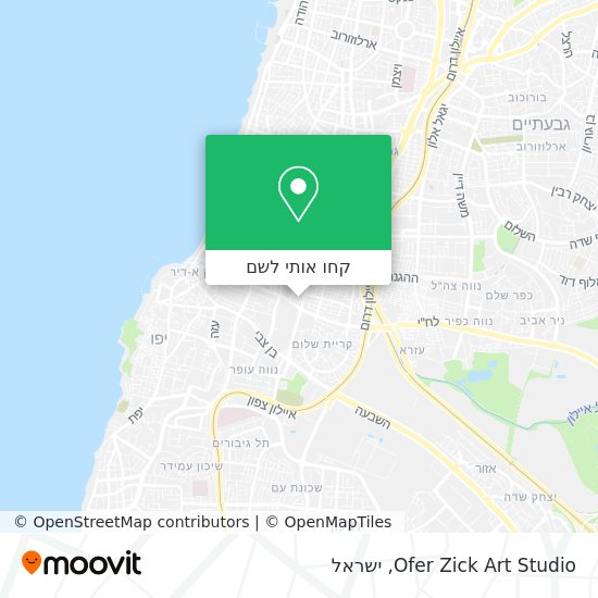 מפת Ofer Zick Art Studio