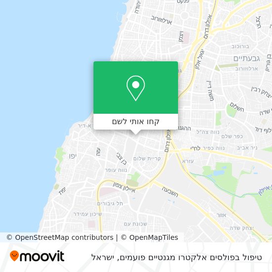 מפת טיפול בפולסים אלקטרו מגנטיים פועמים