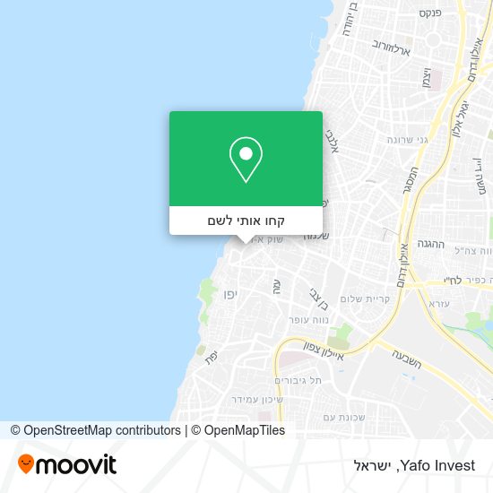 מפת Yafo Invest