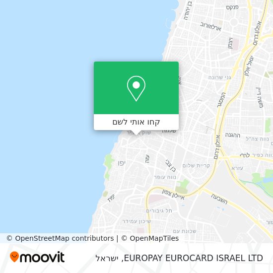 מפת EUROPAY EUROCARD ISRAEL LTD