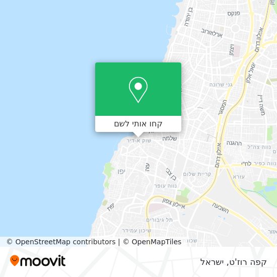 מפת קפה רוז'ט