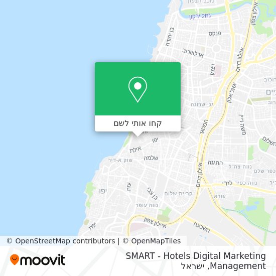 מפת SMART - Hotels Digital Marketing Management