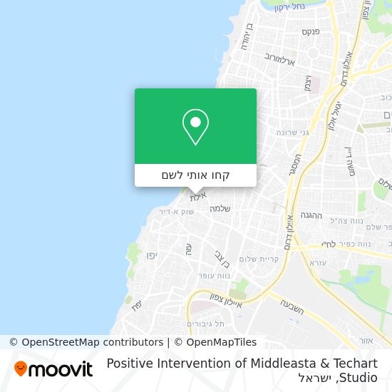 מפת Positive Intervention of Middleasta & Techart Studio