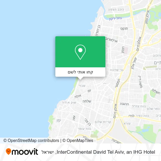 מפת InterContinental David Tel Aviv, an IHG Hotel