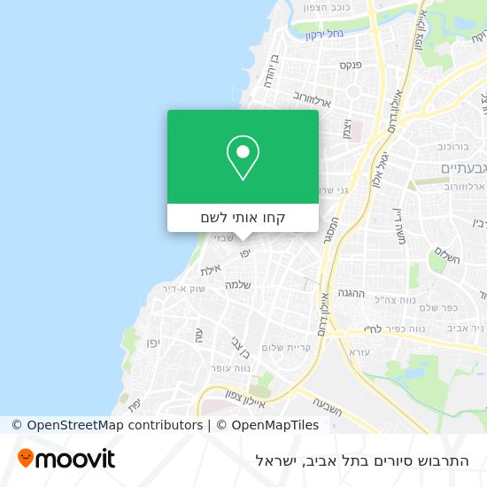 מפת התרבוש סיורים בתל אביב
