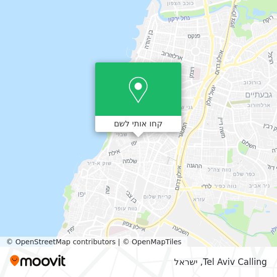 מפת Tel Aviv Calling