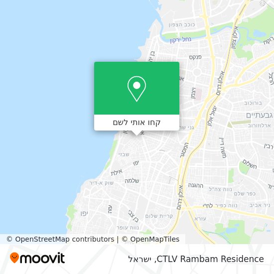מפת CTLV Rambam Residence