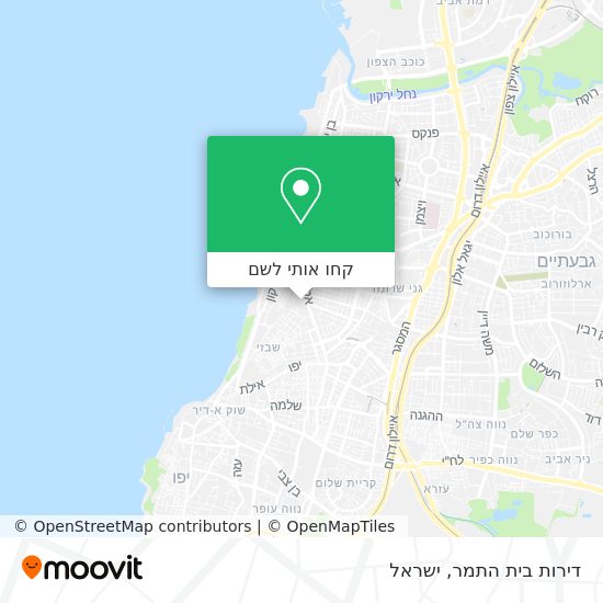 מפת דירות בית התמר