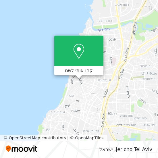 מפת Jericho Tel Aviv