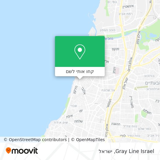 מפת Gray Line Israel