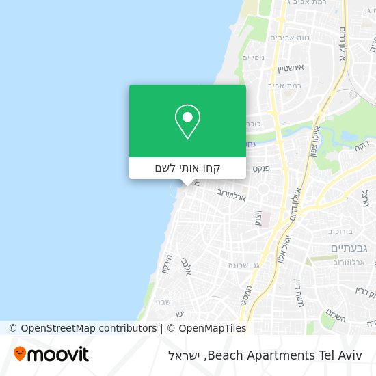 מפת Beach Apartments Tel Aviv