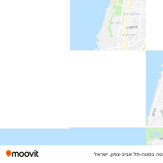 מפת פסטה בסטה-תל אביב-צפון