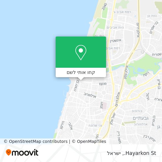 מפת Hayarkon St.