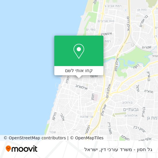מפת גל חסון - משרד עורכי דין