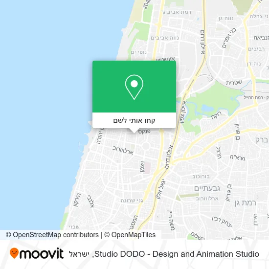 מפת Studio DODO - Design and Animation Studio