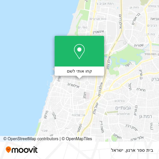 מפת בית ספר ארנון
