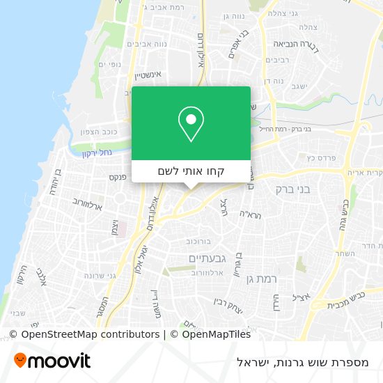 מפת מספרת שוש גרנות