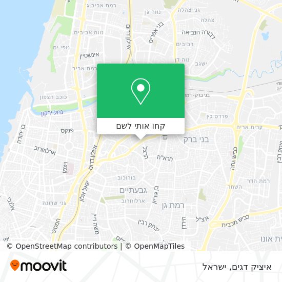 מפת איציק דגים