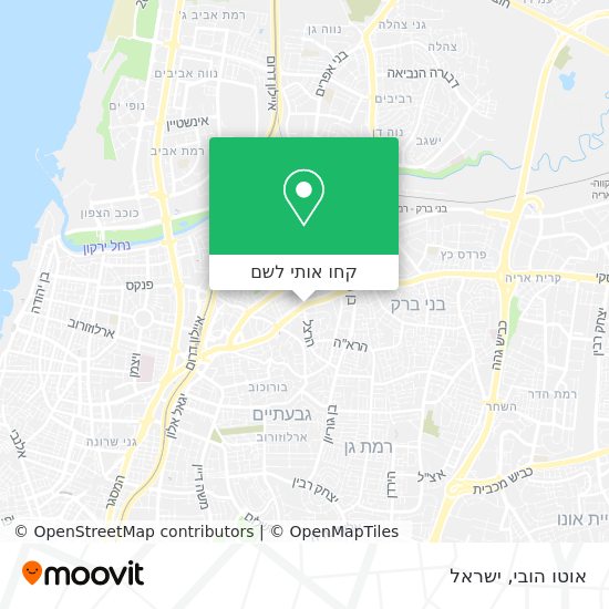 מפת אוטו הובי