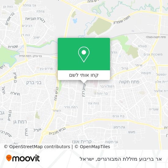 מפת אר בריבוע מזללת המבורגרים