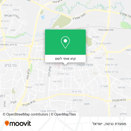 מפת מסעדת נגיסה