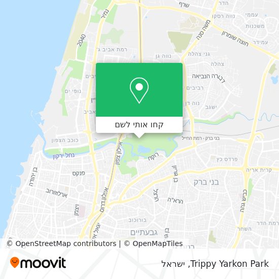 מפת Trippy Yarkon Park