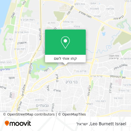 מפת Leo Burnett Israel