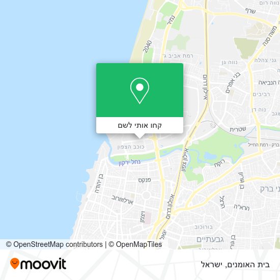 מפת בית האומנים