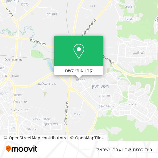 מפת בית כנסת שם ועבר