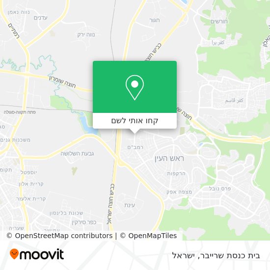 מפת בית כנסת שרייבר