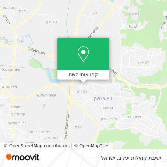 מפת ישיבת קהילות יעקב