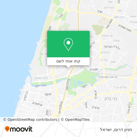 מפת חניון דרום