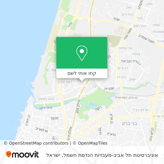 מפת אוניברסיטת תל אביב-מעבדות הנדסת חשמל