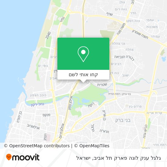 מפת גלגל ענק לונה פארק תל אביב